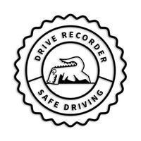 ドライブレコーダー 恐竜 カッティングステッカー st-1138-01
