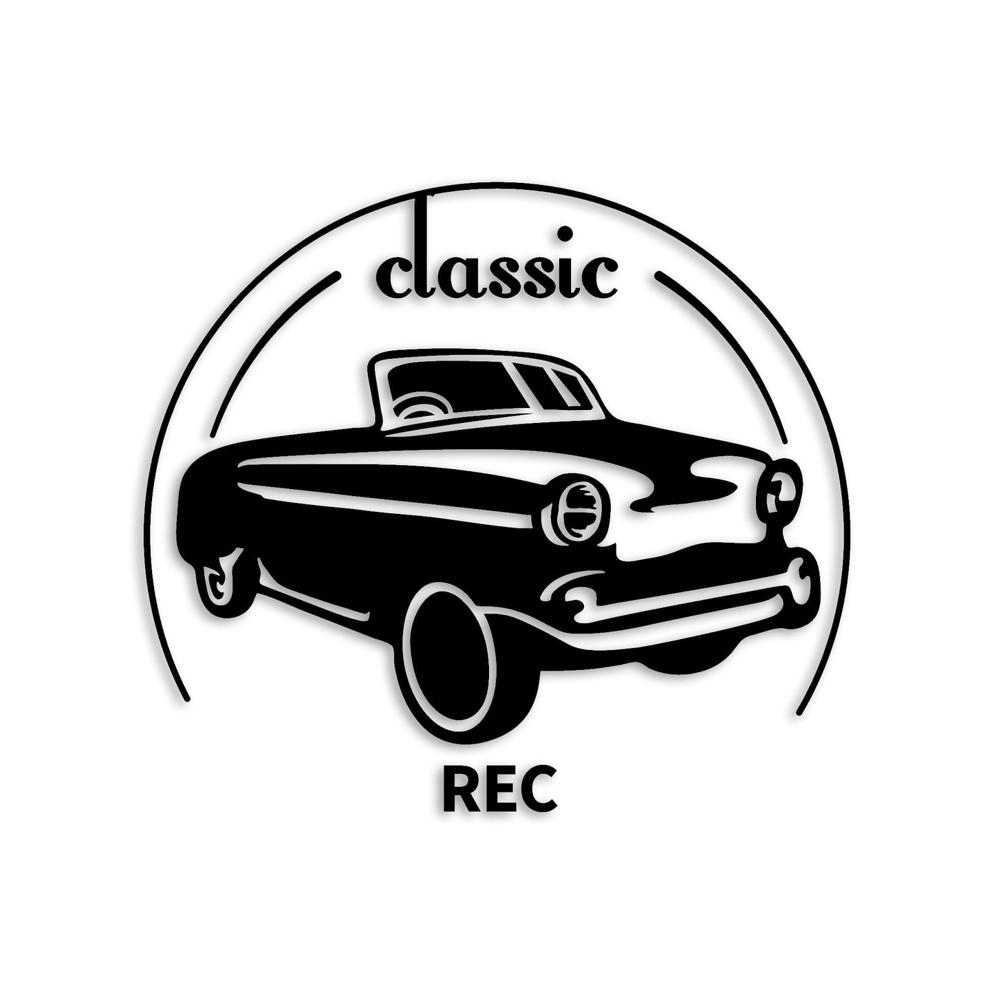 REC classic カッティング ステッカー シール (st-1236-01)