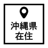 沖縄県 カッティングステッカー 県外ナンバー 在住 イタズラ防止 st-30-05
