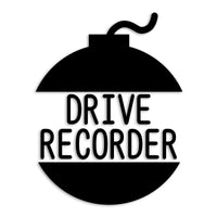ドライブレコーダー カッティングステッカー 417-01