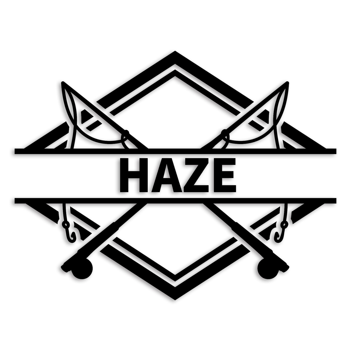 鯊 はぜ カッティング ステッカー シール (st-703-15)