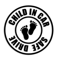 チャイルドインカー カッティングステッカー CHILD IN CAR 子供 セーフティー 録画中 カーステッカー シンプル 87-01
