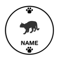 シャム猫 文字入れ可能 カッティングステッカー st-136-149
