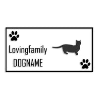 マンチカン 文字入れ可能 カッティングステッカー st-20-172