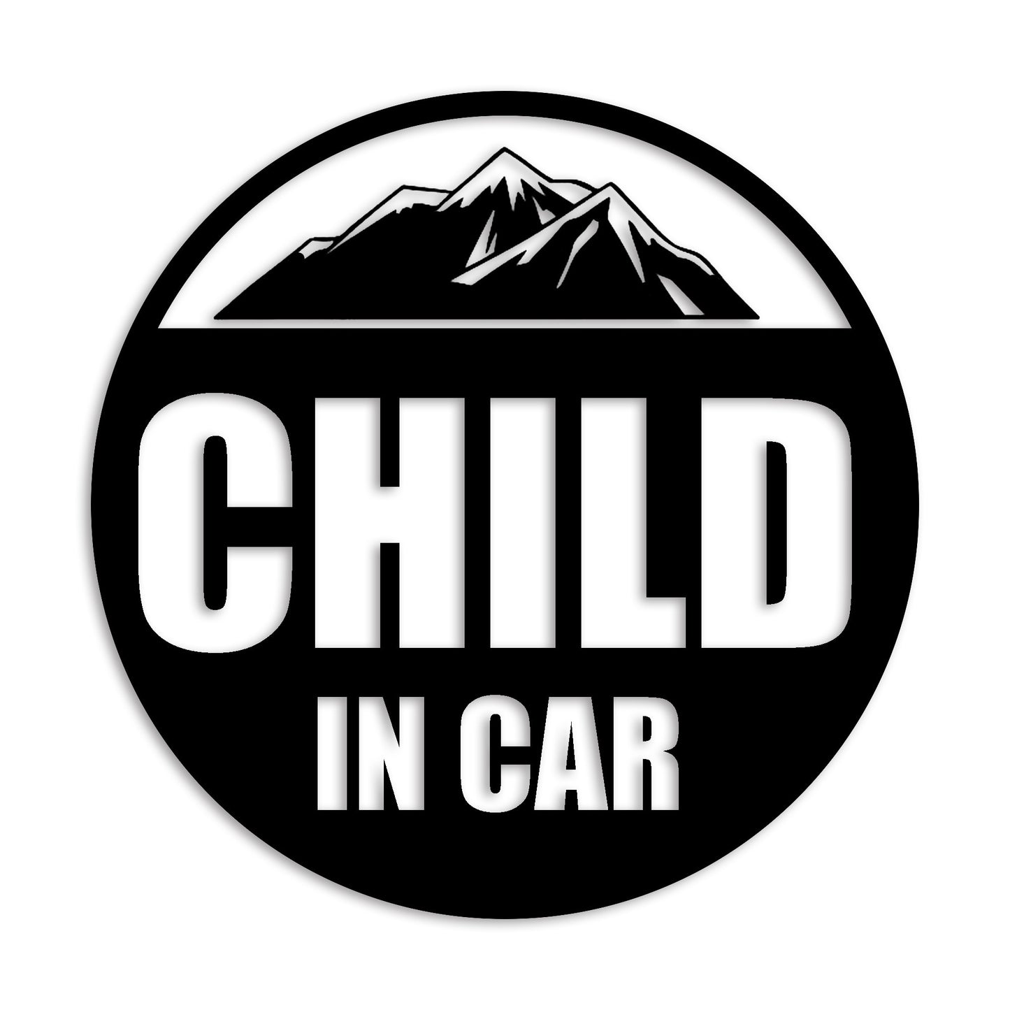 チャイルドインカー カッティング ステッカー CHILD IN CAR 子供 セーフティー 録画中 カーステッカー シンプル 防水 車 (102-01)