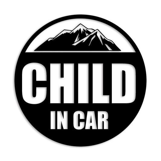 チャイルドインカー カッティング ステッカー CHILD IN CAR 子供 セーフティー 録画中 カーステッカー シンプル 防水 車 (102-01)