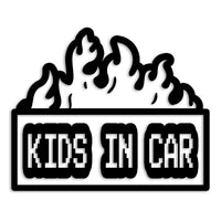 キッズインカ― 炎 カッティングステッカー st-1136-01