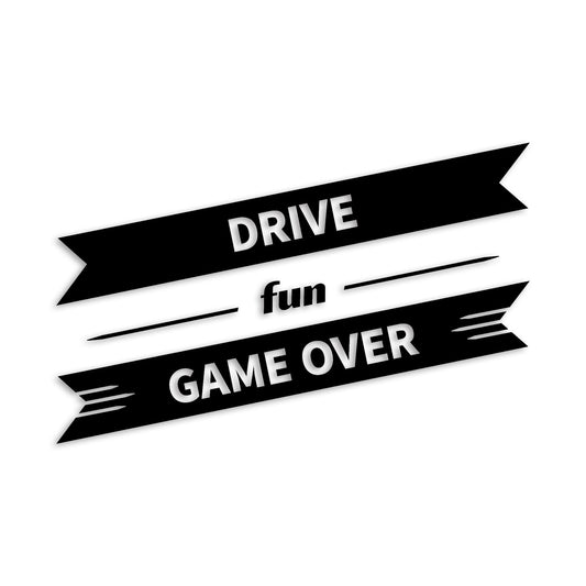 ゲームオーバー DRIVE カッティングステッカー st-1196-01