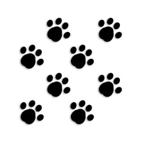 肉球 8個セット カッティングステッカー 足跡 猫 犬 かわいい 車 防水 12-01