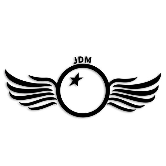 JDM 羽 カッティングステッカー st-1286-01