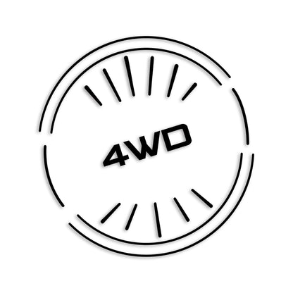 4WD カッティングステッカー st-1299-01