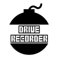 ドライブレコーダー カッティングステッカー 418-01