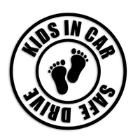 キッズインカー カッティングステッカー KIDS IN CAR 子供 セーフティー 録画中 カーステッカー シンプル 88-01