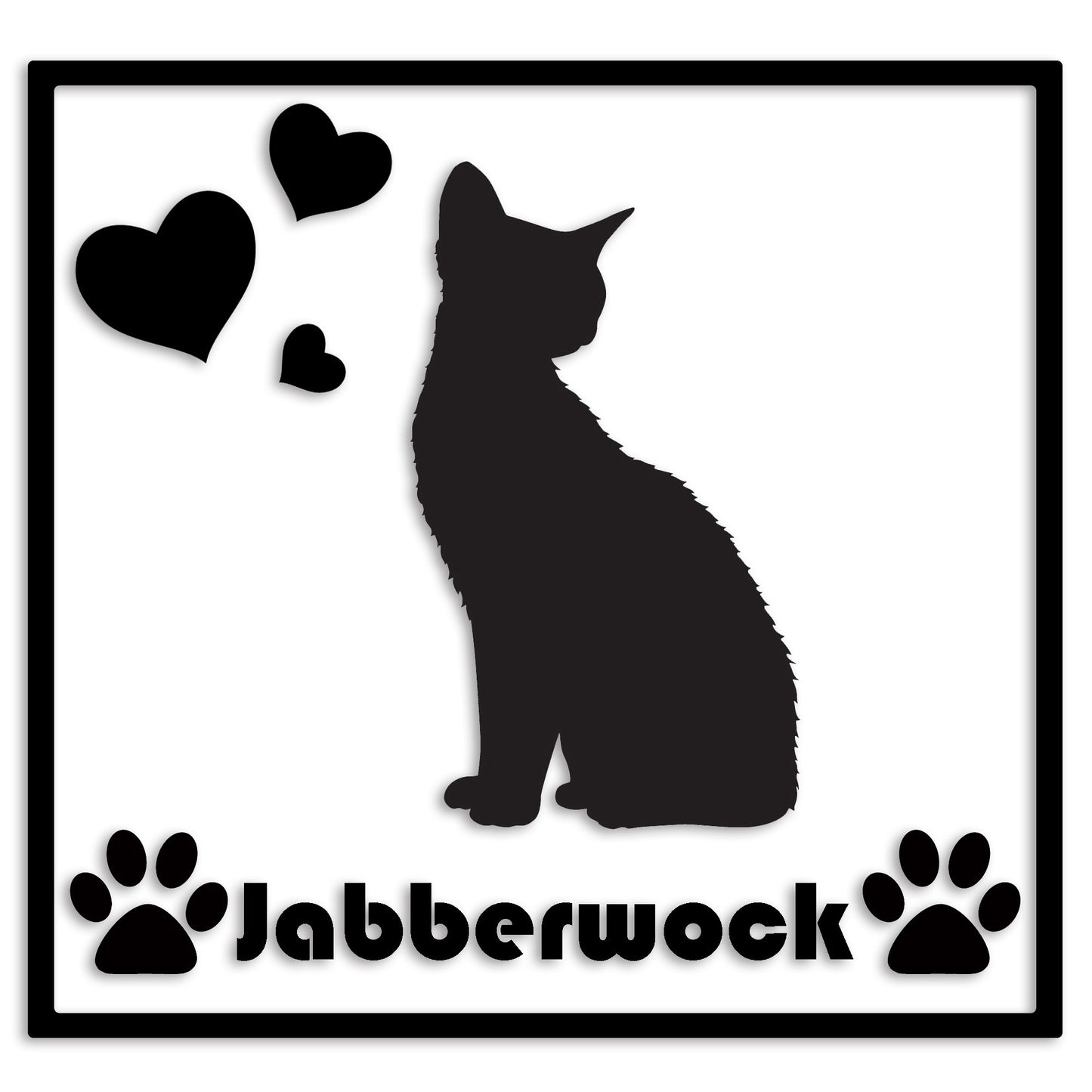 デボンレックス 文字入れ可能 ペット 猫 カッティング ステッカー (st-1-112)