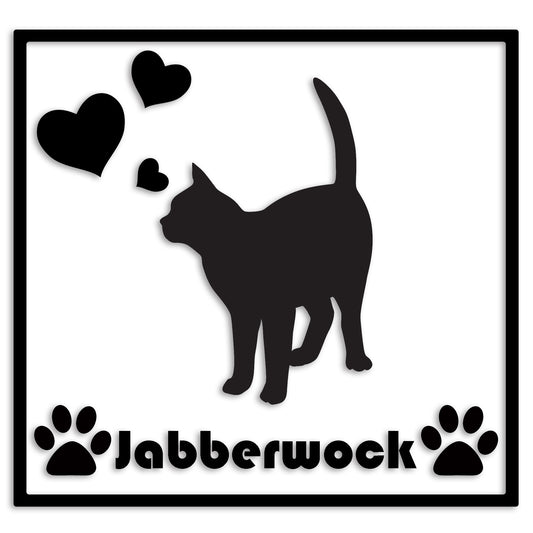 トンキニーズ 文字入れ可能 ペット 猫 カッティング ステッカー (st-1-114)