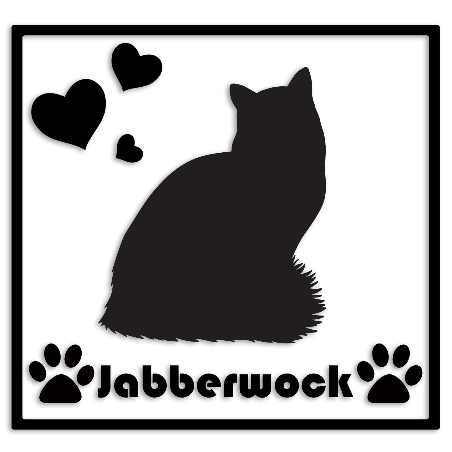 ラグドール 文字入れ可能 ペット 猫 カッティング ステッカー (st-1-126)