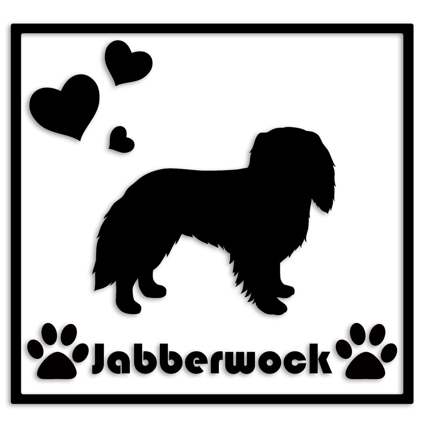 キャバリア 文字入れ可能 カッティングステッカー st-1-13