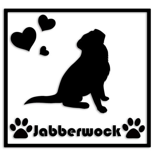 バーニーズマウンテンドッグ 文字入れ可能 ペット 犬 カッティング ステッカー (st-1-48)