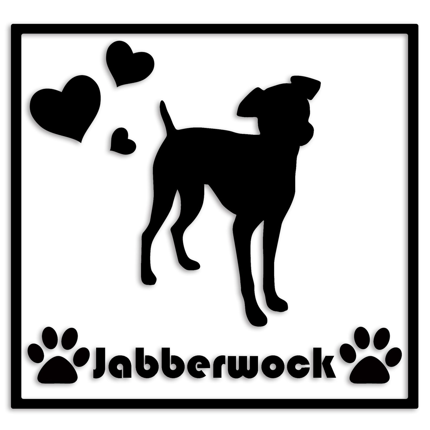 ミニチュアピンシャー 文字入れ可能 ペット 犬 カッティング ステッカー (st-1-74)