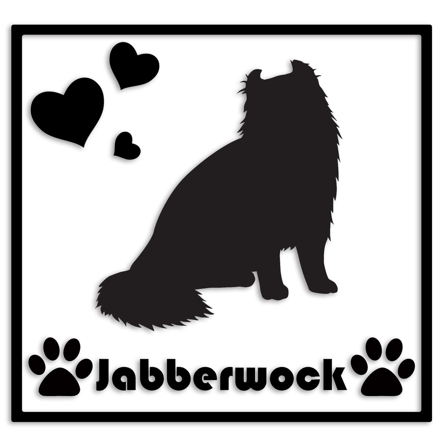 アメリカンカール 文字入れ可能 ペット 猫 カッティング ステッカー (st-1-94)