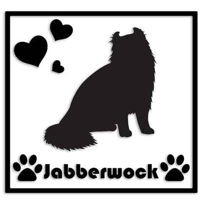 アメリカンカール 文字入れ可能 ペット 猫 カッティング ステッカー (st-1-94)