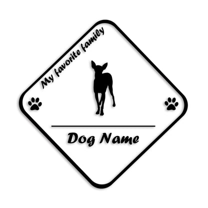 イタリアングレーハウンド 文字入れ可能 ペット 犬 カッティング ステッカー (st-11-04)