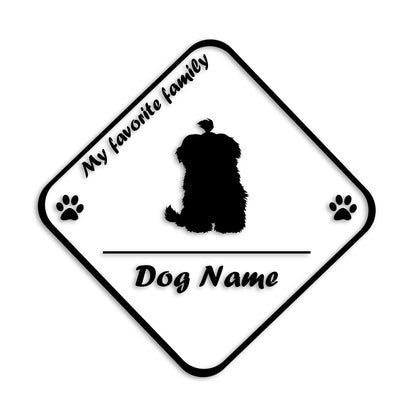 マルチーズ 文字入れ可能 ペット 犬 カッティング ステッカー (st-11-107)