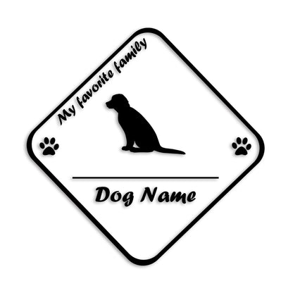 ラブラドールレトリバー 文字入れ可能 ペット 犬 カッティング ステッカー (st-11-115)