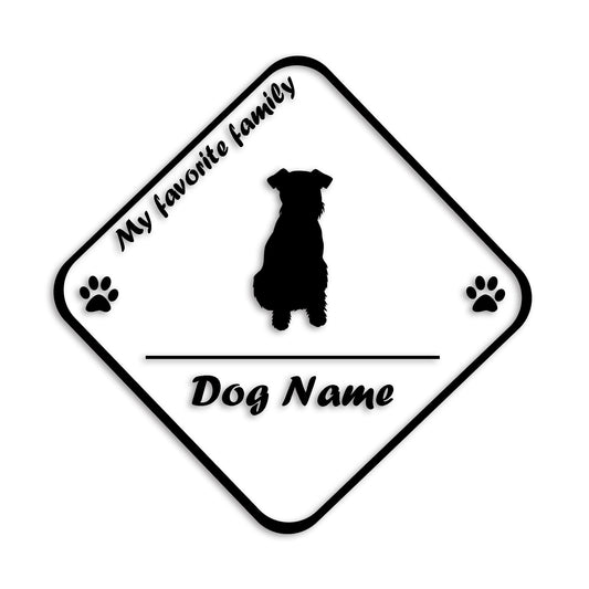 ウェルシュテリア 文字入れ可能 ペット 犬 カッティング ステッカー (st-11-12)