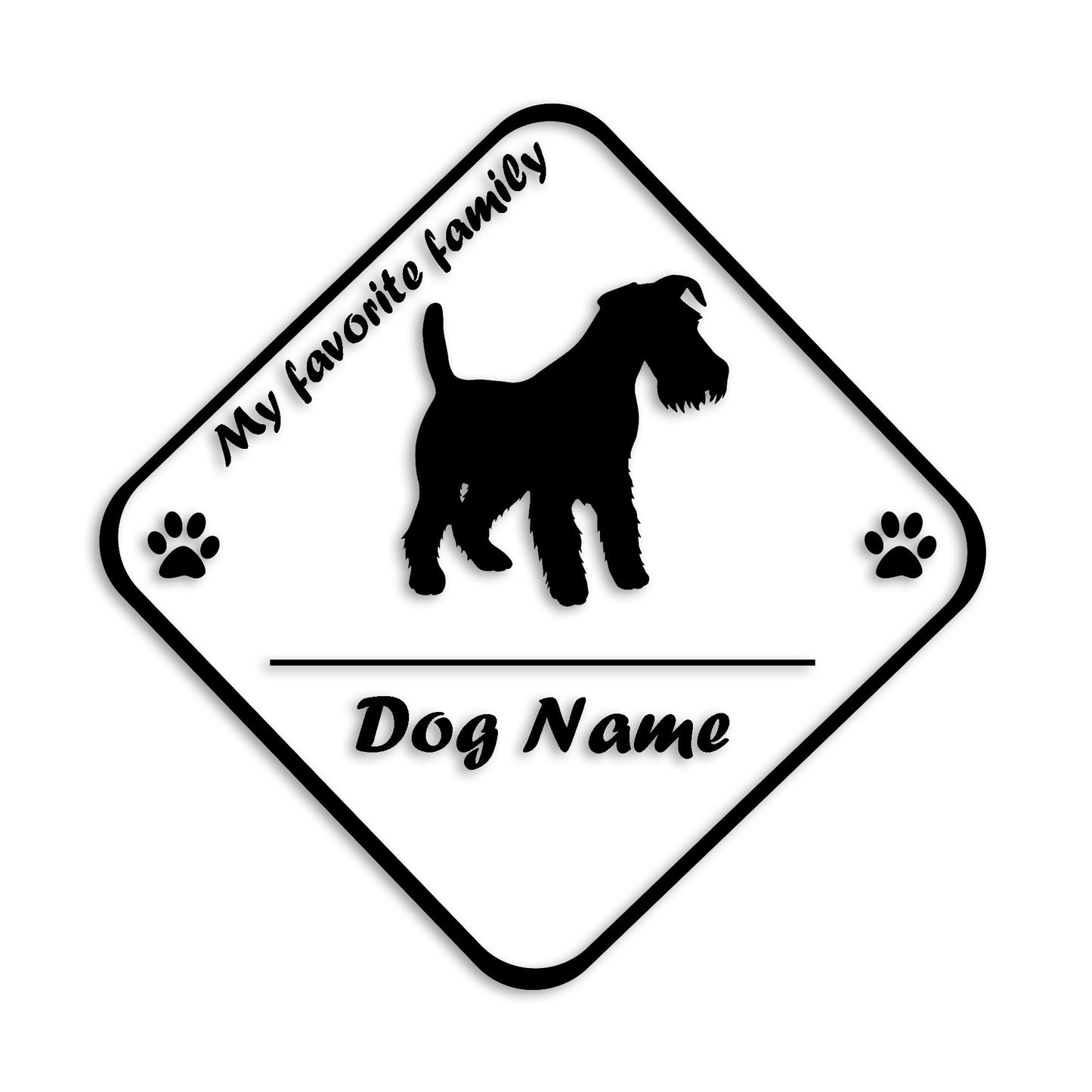 ウェルシュテリア 文字入れ可能 ペット 犬 カッティング ステッカー (st-11-13)