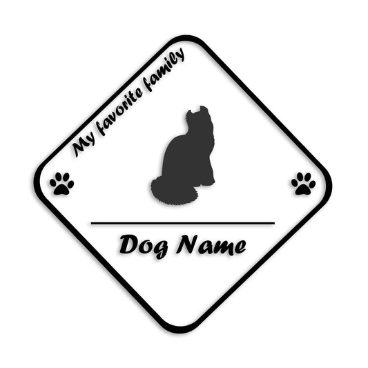 アメリカンカール 文字入れ可能 ペット 猫 カッティング ステッカー (st-11-134)