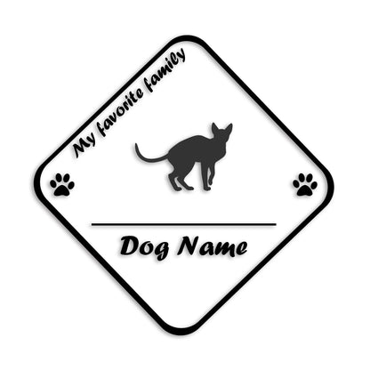 スフィンクス 文字入れ可能 ペット 猫 カッティング ステッカー (st-11-156)