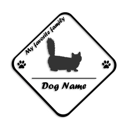 マンチカン 文字入れ可能 ペット 猫 カッティング ステッカー (st-11-171)