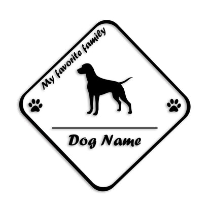 ダルメシアン 文字入れ可能 ペット 犬 カッティング ステッカー (st-11-45)