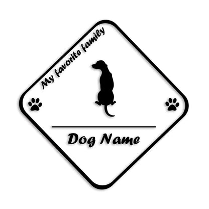 ダルメシアン 文字入れ可能 ペット 犬 カッティング ステッカー (st-11-47)