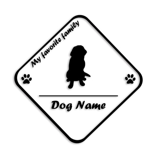 ニューファンドランド 文字入れ可能 ペット 犬 カッティング ステッカー (st-11-63)