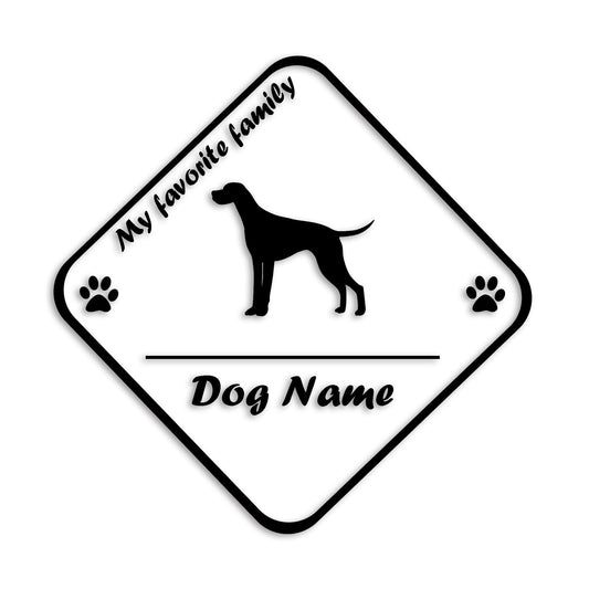 ポインター 文字入れ可能 ペット 犬 カッティング ステッカー (st-11-94)