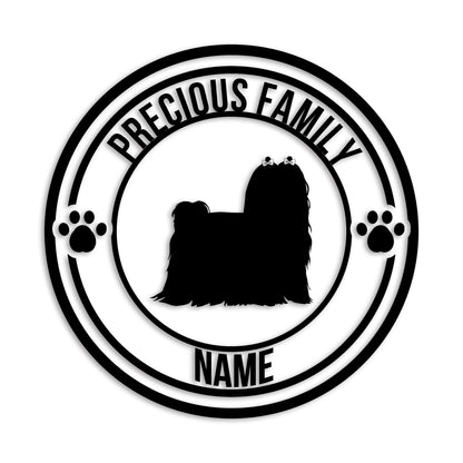 マルチーズ 文字入れ可能 ペット 犬 カッティング ステッカー (st-132-104)