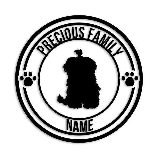 マルチーズ 文字入れ可能 ペット 犬 カッティング ステッカー (st-132-107)