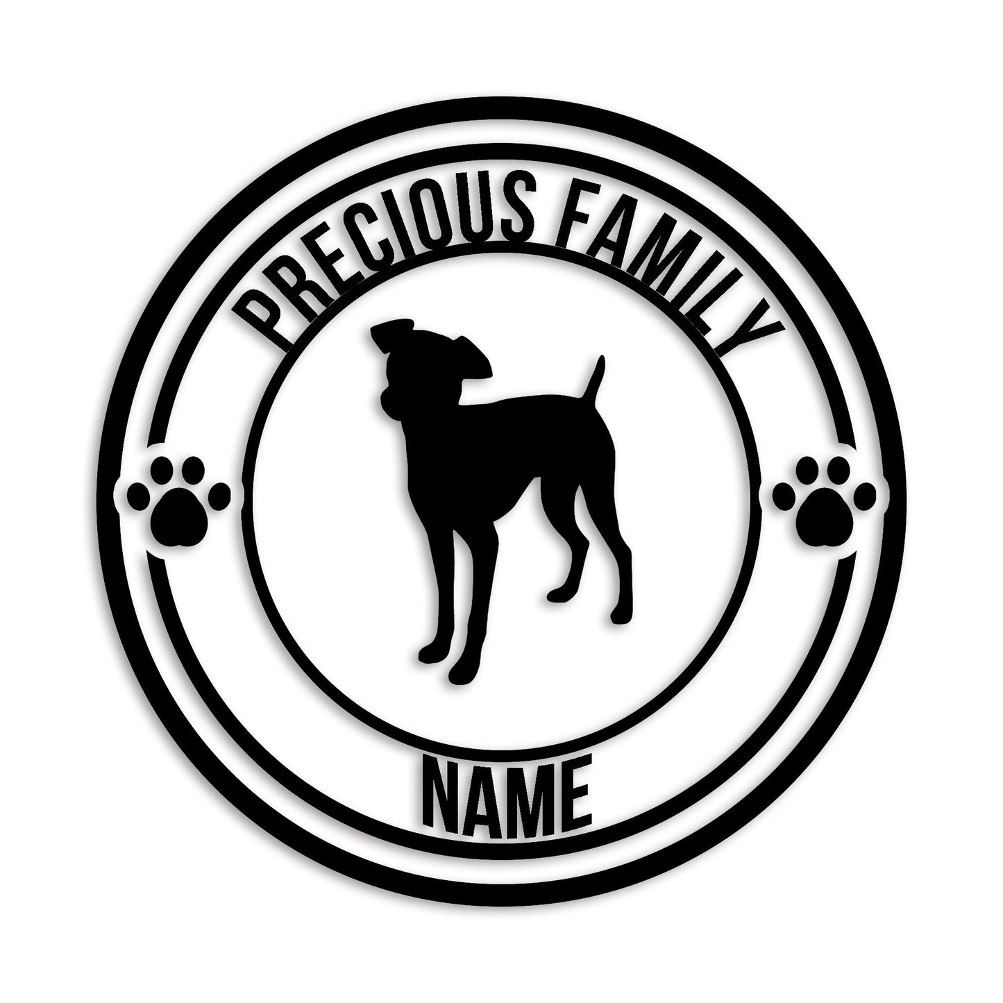 ミニチュアピンシャー 文字入れ可能 ペット 犬 カッティング ステッカー (st-132-109)