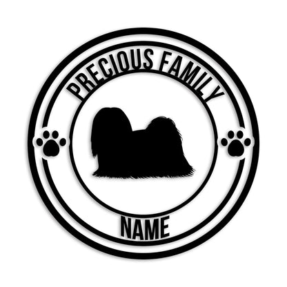 ラサアプソ 文字入れ可能 ペット 犬 カッティング ステッカー (st-132-114)