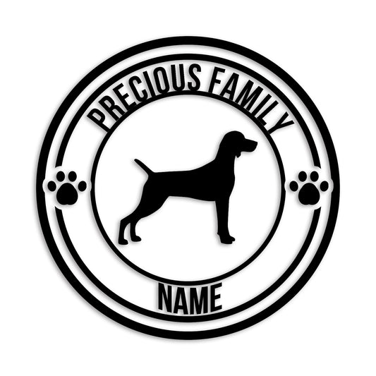 ワイマラナー 文字入れ可能 ペット 犬 カッティング ステッカー (st-132-118)