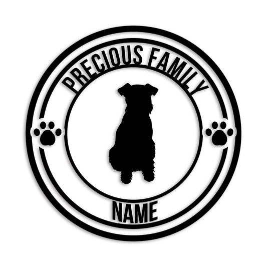 ウェルシュテリア 文字入れ可能 ペット 犬 カッティング ステッカー (st-132-12)