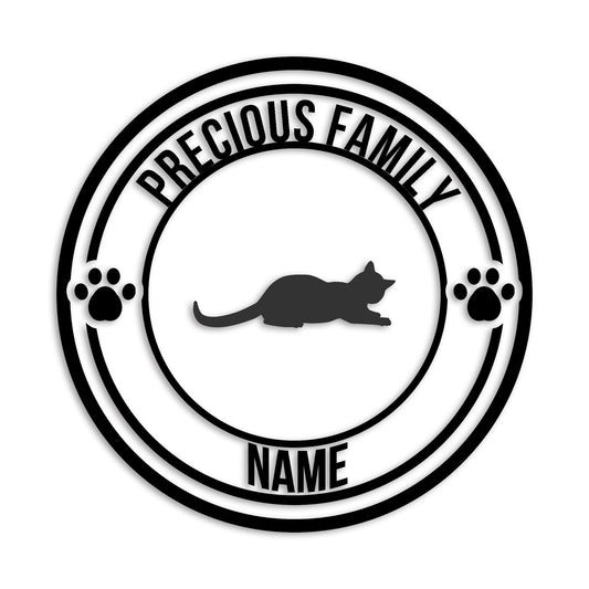 アビシニアン 文字入れ可能 ペット 猫 カッティング ステッカー (st-132-132)