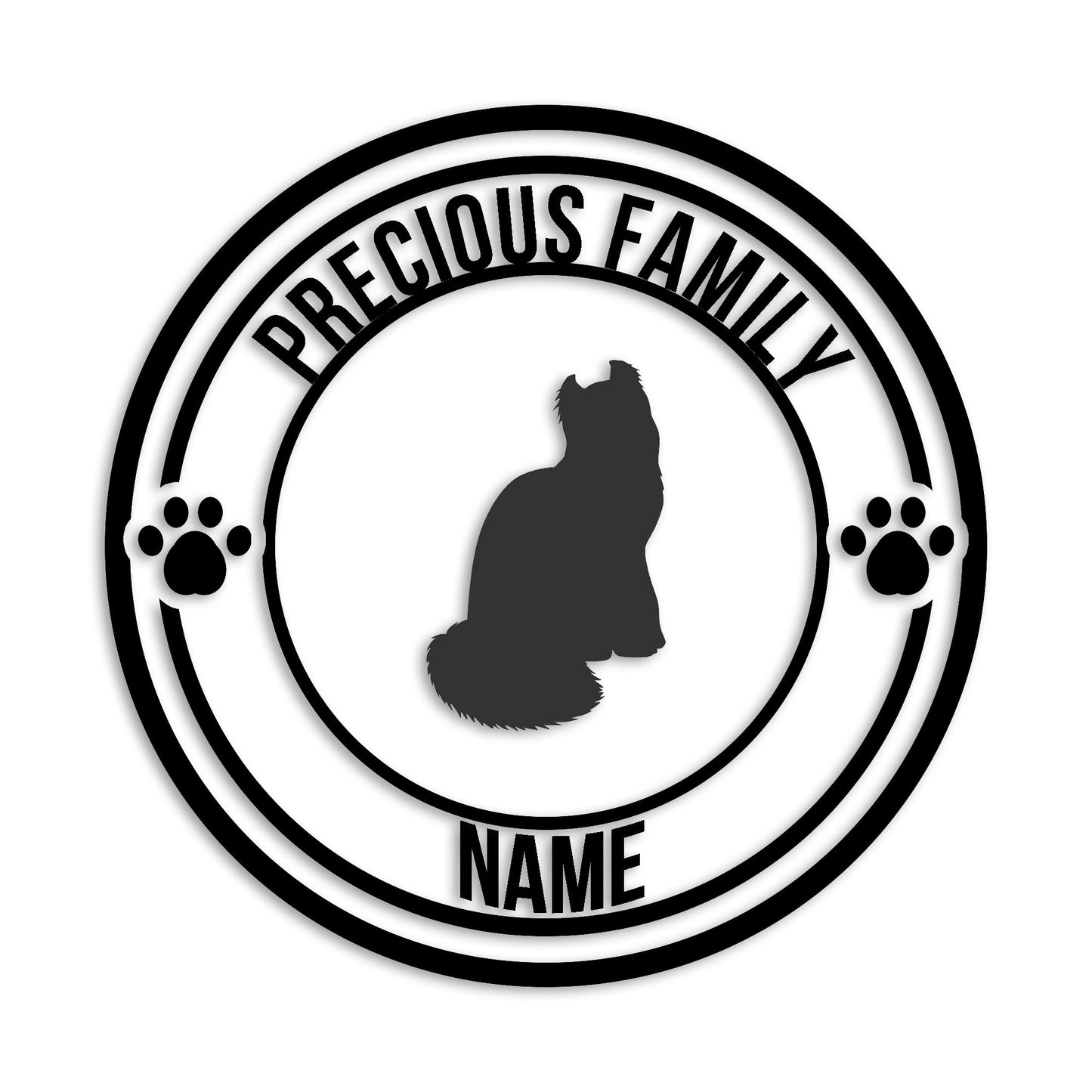 アメリカンカール 文字入れ可能 ペット 猫 カッティング ステッカー (st-132-134)