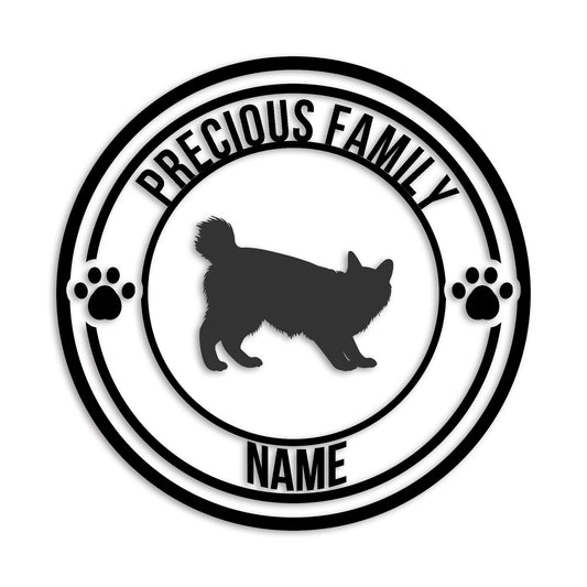 アメリカンボブテイル 文字入れ可能 ペット 猫 カッティング ステッカー (st-132-138)