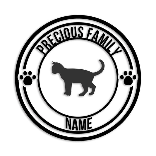 オシキャット 文字入れ可能 ペット 猫 カッティング ステッカー (st-132-142)