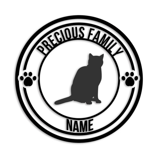 オシキャット 文字入れ可能 ペット 猫 カッティング ステッカー (st-132-143)