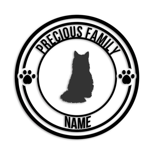 ソマリ 文字入れ可能 ペット 猫 カッティング ステッカー (st-132-157)