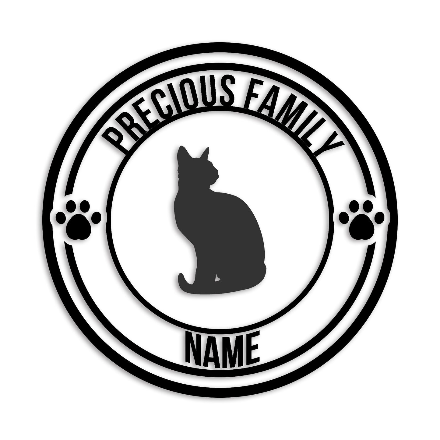 トンキニーズ 文字入れ可能 ペット 猫 カッティング ステッカー (st-132-160)